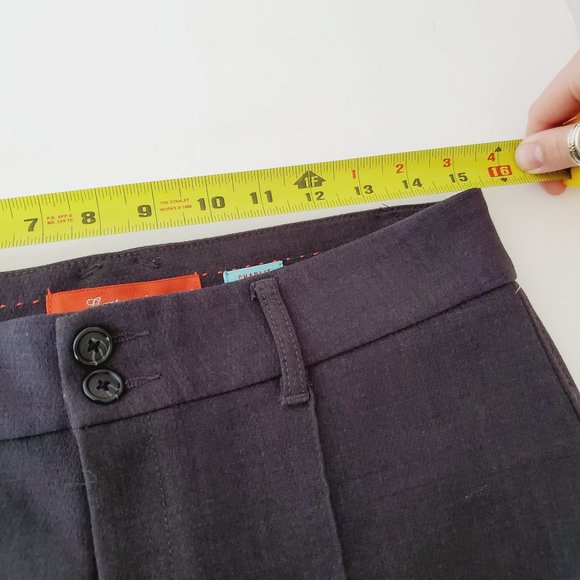 Anthropologie CARTONNIER Charlie Ankle Grey Trousers - Picture 7 of 9